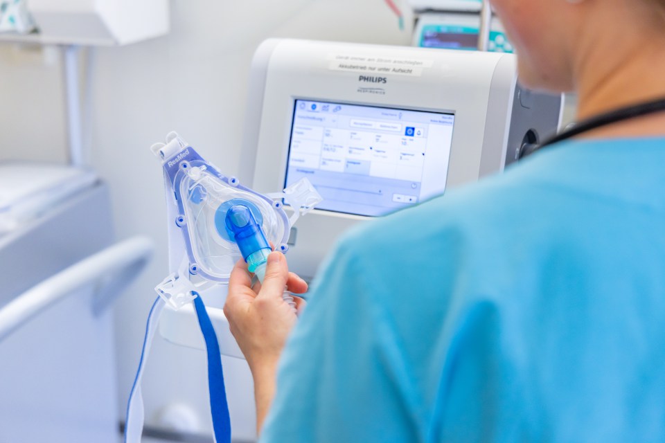 Detailaufnahme aus der Endoskopie der Kreisklinik Wolfratshausen
